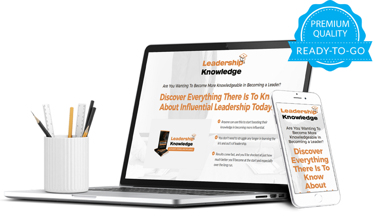 Leadership Influence Ready-To-Go Sales Letter, Thank You Page and Legal Pages