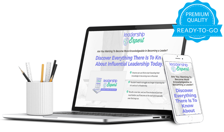 Leadership Influence Ready-To-Go Sales Letter, Thank You Page and Legal Pages